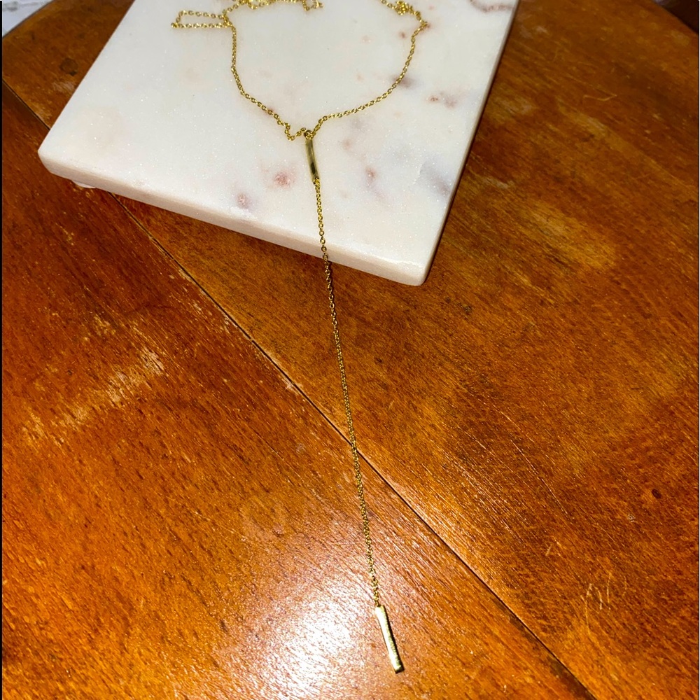 Gorjana Taner short bar lariat